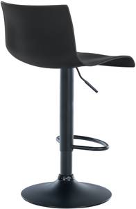 Tabouret de bar Branford Lot de 2 Noir - Matière plastique