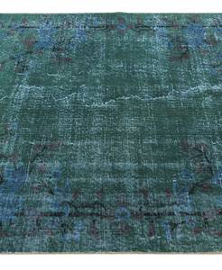 Tapis Ultra Vintage CCXXXVI Vert - Textile - 142 x 1 x 269 cm