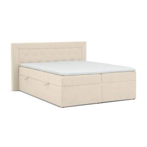 Boxspringbett Allure Pocket und Visco Ecru - Breite: 160 cm