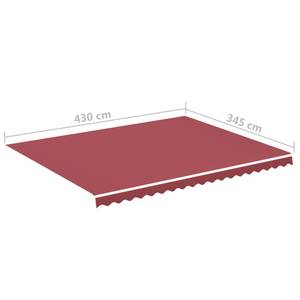 Tissu d'auvent de remplacement 3007858-3 345 x 430 cm