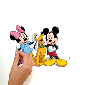 Stickers DISNEY MICKEY ET SES AMIS Matière plastique - Textile - 25 x 29 x 29 cm