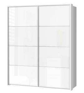 Schwebetürenschrank Sophie 4-4 Weiß - Holzwerkstoff - 231 x 215 x 68 cm