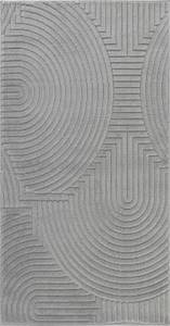 Outdoorteppich GUIZA Grau - 80 x 150 cm