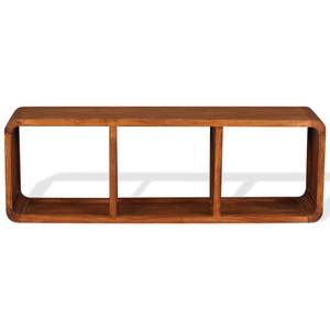 Meuble tv 244680 Marron - Bois massif - Bois/Imitation - 120 x 40 x 30 cm