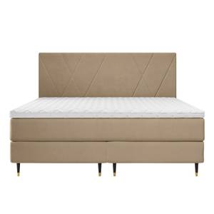 Boxspringbett Euphoria Beige - Breite: 200 cm