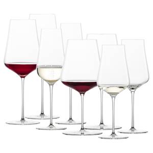 Wein- und Champagnergläser Duo 8er Set Glas - 1 x 1 x 1 cm