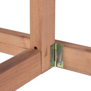 Rechteckiger Klapptisch aus Holz Braun - Holzwerkstoff - 80 x 73 x 50 cm