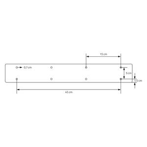 Loft Tischgestell aus Stahl 2er Set Esche Schwarz Dekor