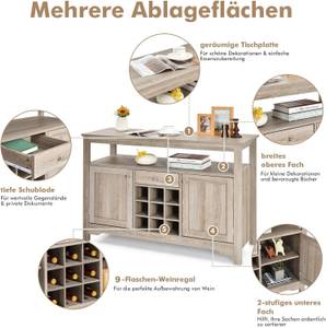 Küchenschrank TI85472SD+DE Grau - Holzwerkstoff - 40 x 81 x 116 cm