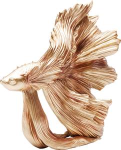 Deko Figur Betta Fish Gold - Kunststoff - 34 x 37 x 14 cm