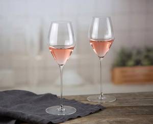 Rosé Veloce 2er Set + Poliertuch Glas - 8 x 25 x 8 cm