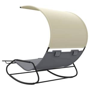 Chaise longue double Gris