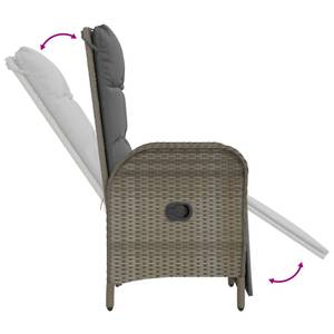 Outdoor Relaxsessel 3029955 (2er Set) Grau