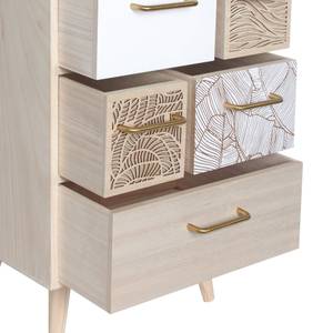 Armoire avec 5 tiroirs Ximenia En partie en bois massif