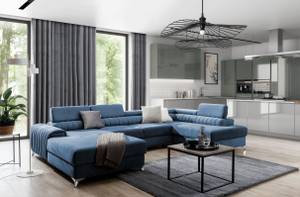 Ecksofa Exklusivo-U Blau