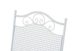 Chaises de jardin Kiran Lot de 2 Blanc