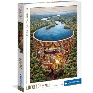 Puzzle Bibliodame 1000 Teile Papier - 29 x 6 x 37 cm