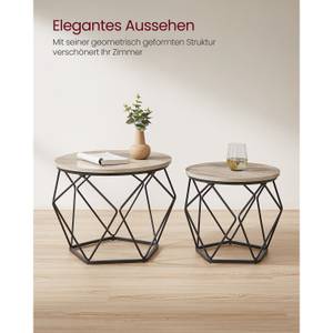 Couchtisch Asmara 2er-Set Beige