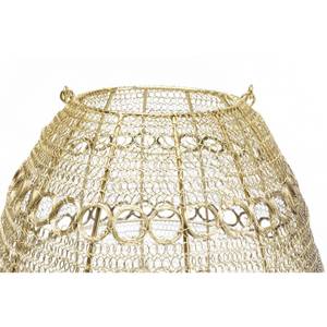 Laterne Hayat Cone Brass Gold - Metall - 33 x 37 x 33 cm