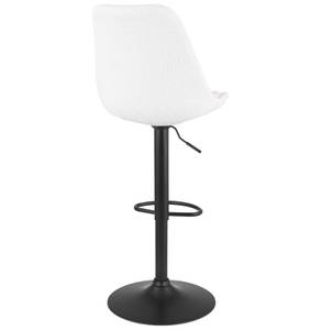 Tabouret De Bar ROSITA Blanc - Métal - 48 x 103 x 55 cm