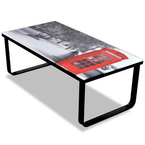 Couchtisch 241176 Glas - Metall - 45 x 32 x 90 cm