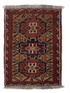 Tapis Afghan III Marron - Textile - 83 x 1 x 112 cm