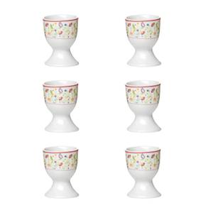 Eierbecher Shanti 6er Set Porzellan - 5 x 6 x 5 cm