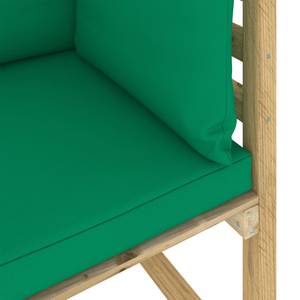 Garten Ecksofa 3016481-7 (2er Set) Grün - Holzwerkstoff - Holzart/Dekor - 64 x 70 x 64 cm