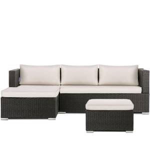 Sitzgruppe NAPUS (2-tlg) Beige - Braun - Rattan