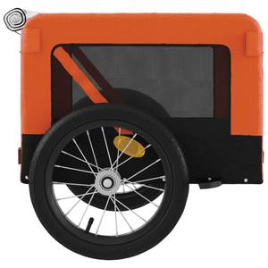 Remorque vélo pour chien 3028772-1 Orange - 123 x 66 x 63 cm