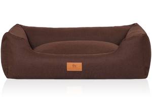 Hundebett Lotte mit Handwebcharakter Braun - 63 x 23 x 85 cm