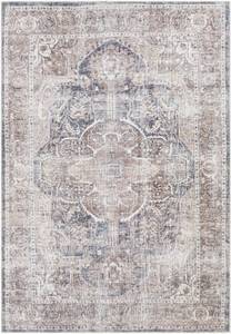 Vintage Orient Kurzflorteppich OTERLAND Braun - Textil - 200 x 1 x 275 cm