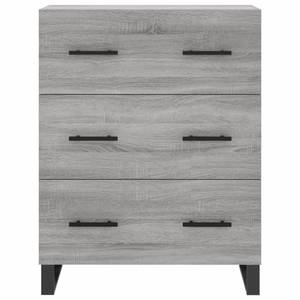 Highboard DE1119 Grau - Holzwerkstoff - 34 x 180 x 70 cm