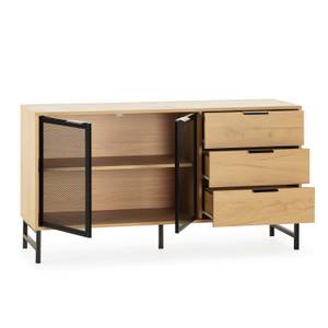 Sideboard Isis Braun - Holzwerkstoff - 130 x 70 x 40 cm