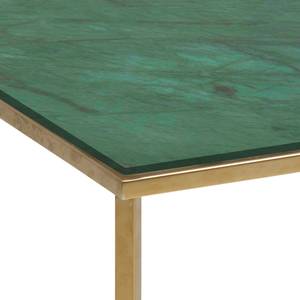 Table d'angle Alisma Vert - Verre - 50 x 42 x 50 cm