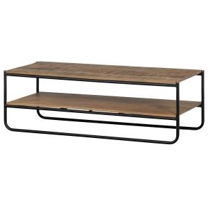 Table Basse Rikkie Marron - Bois manufacturé - Bois/Imitation - 51 x 40 x 120 cm