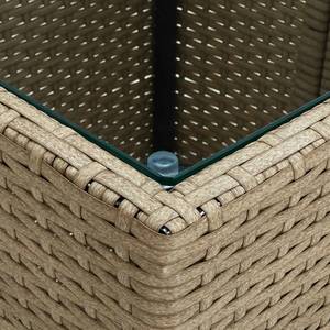 Beistelltisch 3005009-2 Braun - Kunststoff - Polyrattan - 42 x 44 x 42 cm