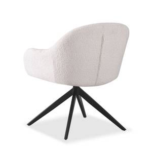 Fauteuil de salon LENA Blanc crème