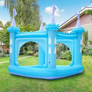 Kinder aufblasbarer Pool TK-48271B-UK/EU Blau - Kunststoff - 209 x 216 x 209 cm