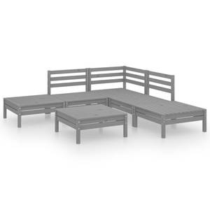 Garten-Lounge-Set (6-teilig) 3010503 Grau