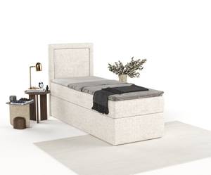 Boxspringbett Indeo Creme - Breite: 90 cm - H2