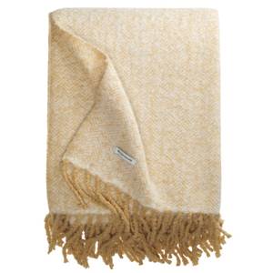 Tagesdecke WOOLY HERRINGBONE Beige