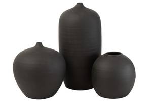 Bodenvase Chalet Chic Schwarz - Stein - 28 x 60 x 28 cm