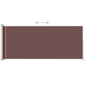 Auvent latéral 3005782 Marron - 500 x 200 cm