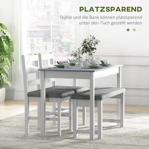 Essgruppe 835-913V00GY Grau - Holzwerkstoff - 65 x 75 x 108 cm