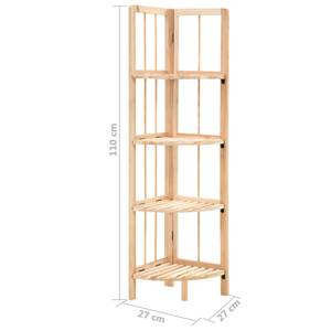 Eckregal 246435 Beige - Holzwerkstoff - 27 x 110 x 27 cm