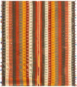 Tapis Jajim CLXXVIII Orange - Textile - 138 x 1 x 160 cm