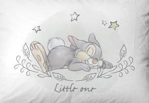 Babybettwäsche Disney's Bambi & Klopfer Grau - Weiß - Textil - 100 x 135 x 1 cm