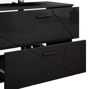 Mobilier de salle de bains Irma Anthracite - Anthracite brillant