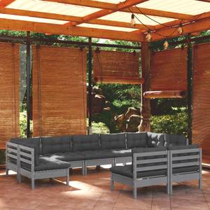 Garten-Lounge-Set Grau